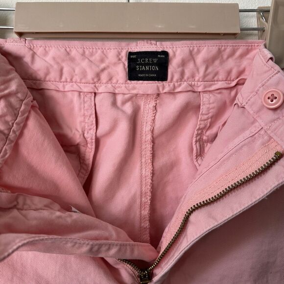 J. Crew Lot 2 Men's Flat Front Staton Chino Shorts Size 35 7" Inseam Blue & Pink - Picture 9 of 11